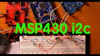 TI MSP430 Launchpad i2c communication with Arduino Mega 2560 [upl. by Pavier]