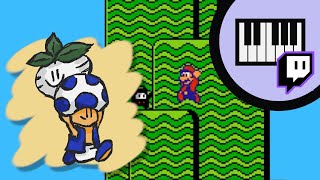 Super Mario Bros 2  Title Theme  Overworld Redux Piano Stream Highlight [upl. by Brinna915]