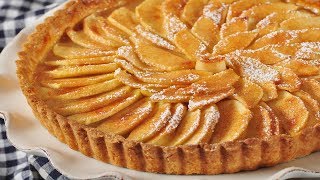 French Apple Tart Recipe Demonstration  Joyofbakingcom [upl. by Mable366]