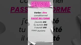 Conjugaison du verbe être au conditionnel PRÉSENT PASSÉ 1RE FORME PASSÉ 2E FORME lasdi [upl. by Marieann]