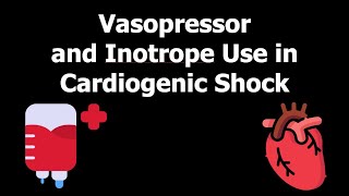 Vasopressor and Inotrope Use in Cardiogenic Shock [upl. by Downe]