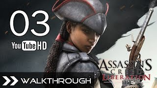 Assassins Creed Liberation HD Walkthrough  AC3 Gameplay Part 3 Sequence 2  100 Sync 1080p [upl. by Kendy]