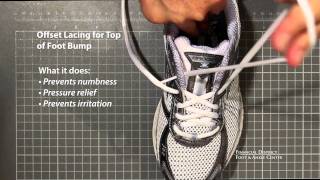 Athletic Shoe Lacing Tutorial Lock Lacing  Offset Lacing  Increasing Forefoot Width Lacing [upl. by Norac]