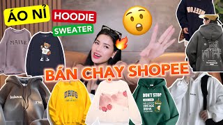 Review TOP ÁO NỈ HOODIE SWEATER GIÁ HỌC SINH 100K BÁN CHẠY NHẤT SHOPEE [upl. by Milzie52]