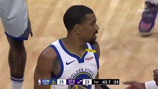 GSW at UTAH Jazz highlights [upl. by Woodhouse]