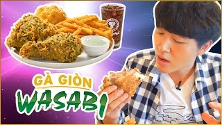 GÀ GIÒN CAY WASABI MỚI của PopEyes  Popeyes Wasabi chicken [upl. by Lindholm68]