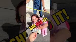 Did her pants rip 🤣 foryourpage foryou viral fypシ viralvideo viralshort challenge [upl. by Florella]