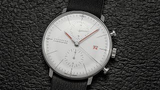 A Tribute To German Design History  Junghans Max Bill Bauhaus Chronoscope [upl. by Anahpets]