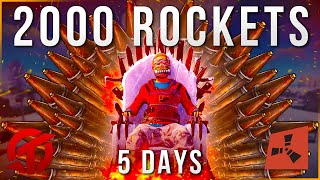 Rust ZERG Movie  How OT shot 2000 ROCKETS in 5 DAYS [upl. by Yeldar]