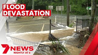 Queensland flood disaster leaves trail of destruction across the South East  7NEWS [upl. by Irv846]