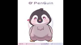 Free 2 Use PenGuin Link in the description live2dshowcase vtuber [upl. by Ahsekam]