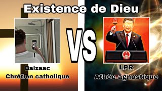 Balzaac catholique VS LPR athée agnostique  débat  Existence de dieu [upl. by Oscar612]