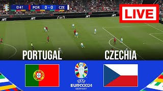 🔴 LIVE  Portugal vs Czech Republic  EURO 2024  Full Match Live Today [upl. by Melnick]