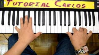 Exaltado estas 1 Miel san marcos  Tutorial Piano Carlos [upl. by Anthe166]