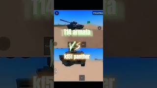 💥T14 armata vs KF51panther💥wartycoon [upl. by Lecirg613]