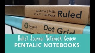 Pentalic Art Traveler Pocket Journal  review  pen test [upl. by Kyne]