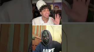 Look at Alfredo Linguinis reaction 😳  ometv viral shortsfeed omegle omegleprank [upl. by Ahcsat]