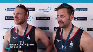 2024 European Rowing Championships  Saturday Winners Interviews [upl. by Ayana]