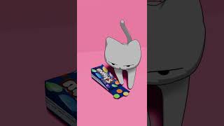 ASMR Cat Eats Chocolate amp Transforms into Disco Mode 🎶✨ [upl. by Placidia]