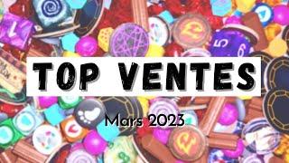 🏆 Top Ventes Mars 2023 [upl. by Gosselin]