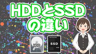 HDDとSSDの違いは？分かりやすく解説！ [upl. by Naujahs421]