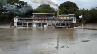 Vídeo do barco antigo Benjamin Guimarães em Barra do Guiacuí  MG [upl. by Annaeiluj476]