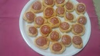 CANAPÉS DE HOJALDRE CON CHORIZO  Recetas de Cocina [upl. by Tena]