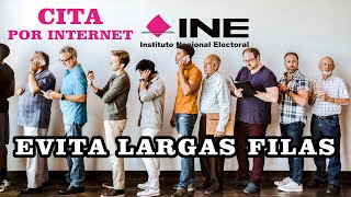 Hacer cita en el INE por internet de cualquier asunto 【BIEN EXPLICADO】 [upl. by Cheng119]