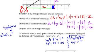 Distance entre 2 points [upl. by Zelma]