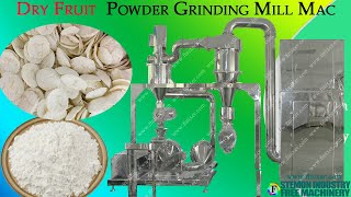 Dry fruit powder grinder machine for grinding dehydrated banana┃Pulverizer mill for size reduction [upl. by Conlin]