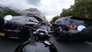 POV Extreme Filtering in London Traffic 🇬🇧 Triumph Street Twin 900cc Bonneville 4k [upl. by Eshelman]