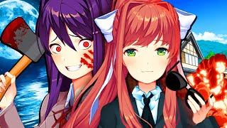 Dokis Answer Your Questions DDLC Voiced Animation [upl. by Asereht521]