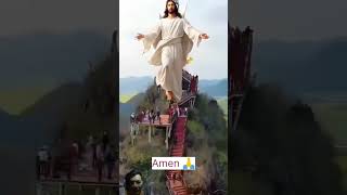 Jesus is going up look how dangerous it will go OMG 😱✝️ Amenshorts [upl. by Dachia547]