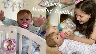 Reborn Morning Routine with a Toddler and Newborn Twins [upl. by Chrisy]