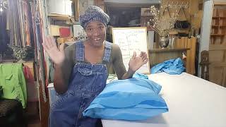 How To Sew Pillow Case With Inside Pocket  Sewing Tutorial [upl. by Adamsun]