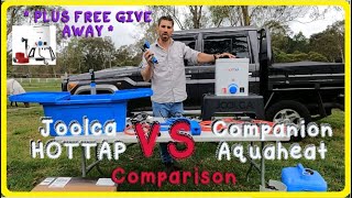 Joolca HOTTAP vs Companion Aqua heat  Aqua Cube Review  Watch this before buying a camp shower [upl. by Calesta]