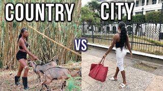 Differences Living in Country vs Town City in Jamaica and What I PREFER  Annesha Adams [upl. by Ynohtnakram]