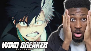 This New Anime is Crazy 🔥  WIND BREAKER Episode 1 Reaction [upl. by Aitsirhc]