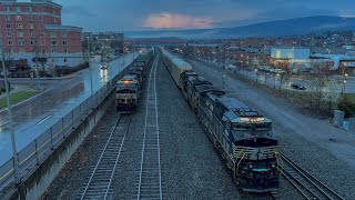 Railfanning the NS Pittsburgh Line Day 3Trains in Altoona Tyrone and 1068￼ [upl. by Arabele]