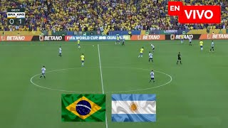 🚨 BRASIL 0  1 ARGENTINA EN VIVO 🏆 JORNADA 6 ELIMINATORIAS MUNDIAL 2026 🚨 [upl. by Notlok]