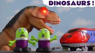 Dinosaur Toys Stories with Toy Trains and the Funlings [upl. by Giddings745]