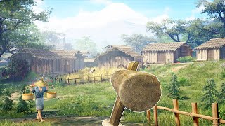 FIRST LOOK NEW OpenWorld Survival Village Building in Feudal Japan  Sengoku Dynasty Gameplay [upl. by Nnylaf434]