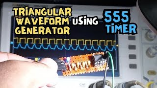 Triangular Waveform Generator Module using 555 Timer [upl. by Rourke]