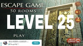 Escape Game 50 rooms 1 Level 25 Walkthrough [upl. by Junna]