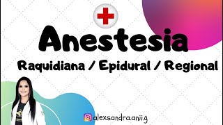 Anestesia Raquidiana Peridural Regional  RISCOS  Vídeo Aula 2021 [upl. by Meehar]