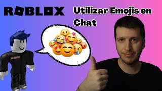 😄 Cómo Utilizar Emoticonos en el Chat de Roblox 🎮 [upl. by Nickolaus]