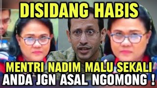 KEBERANIAN IBU DPR NADIM MAKARIM RASANYA MAU KABUR TINGGALIN RUANG SIDANG [upl. by Zachariah]