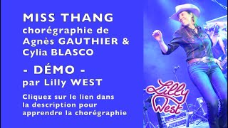 DEMO MISS THANG de Cylia BLASCO amp Agnès GAUTHIER par Lilly WEST [upl. by Notxam]