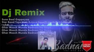 Dj remix Badnam song mankrit aulakh dj golu jhansi [upl. by Trefor867]