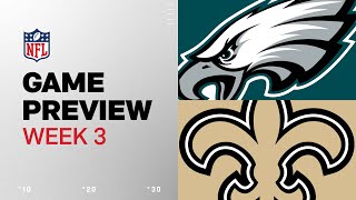 Philadelphia Eagles vs New Orleans Saints  2024 Week 3 Game Preview [upl. by Bedelia]